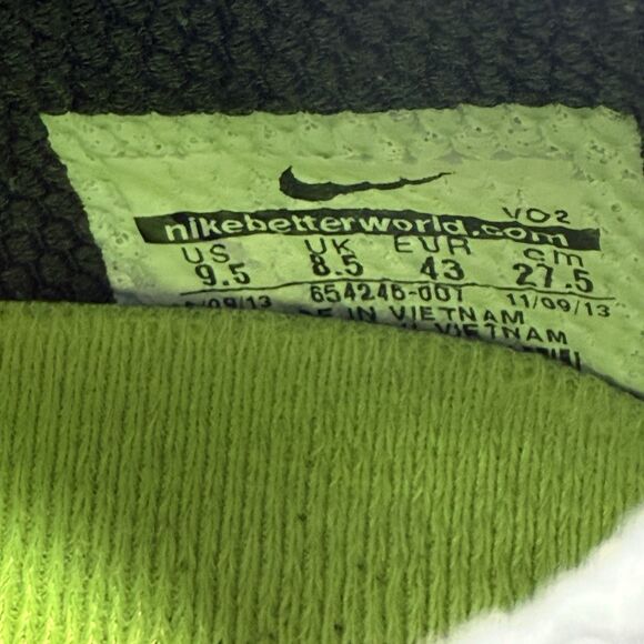 Men’s 9.5-Nike Free Trainer 5.0 ‘Super Bowl’ Silver Black Running Shoes Sneakers main image 9